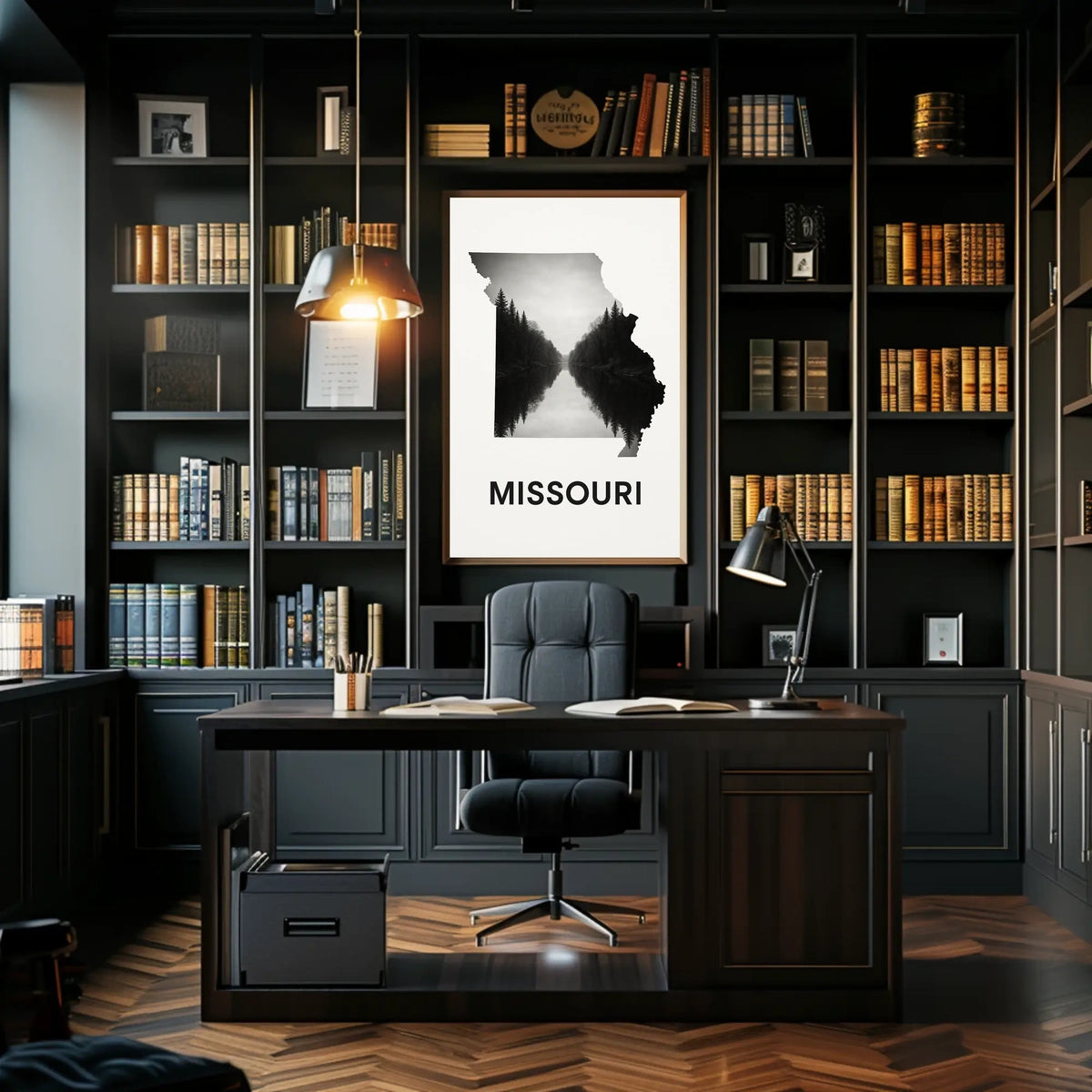 Missouri Landscape Art Poster