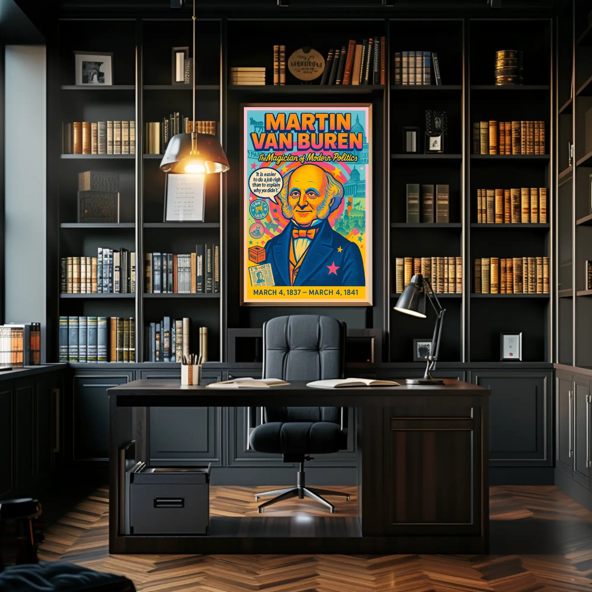 Martin Van Buren The Magician of Modern Politics Poster PosterGoat
