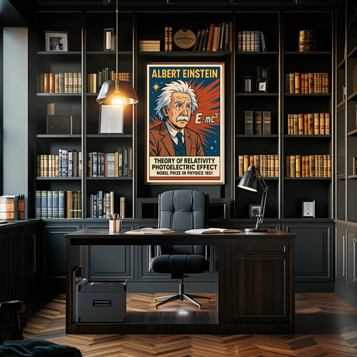 Albert Einstein Nobel Prize In Physics Poster