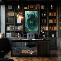 The Fierce Wolf Poster PosterGoat