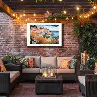 Picturesque Portofino Coastal Scene Travel Poster