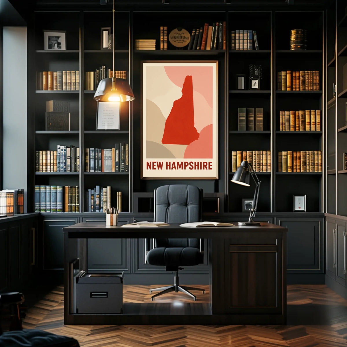New Hampshire A Modern Tribute Poster