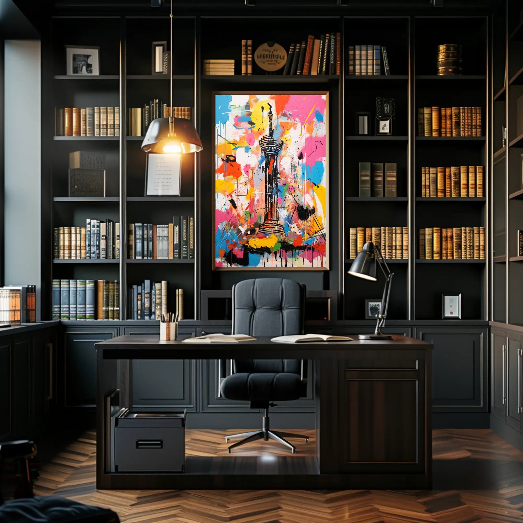Vibrant Tower Poster