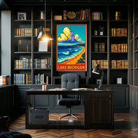 Lake Michigan Scenic Poster