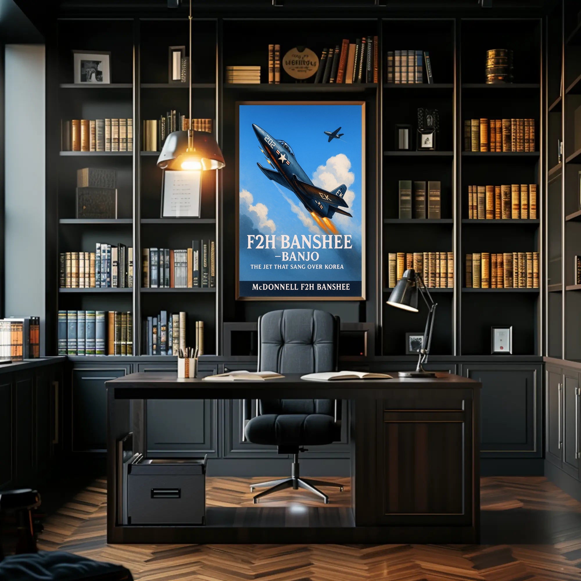 F2H Banshee The Jet That Sang Over Korea Poster PosterGoat