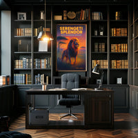 Serengeti Splendor Poster