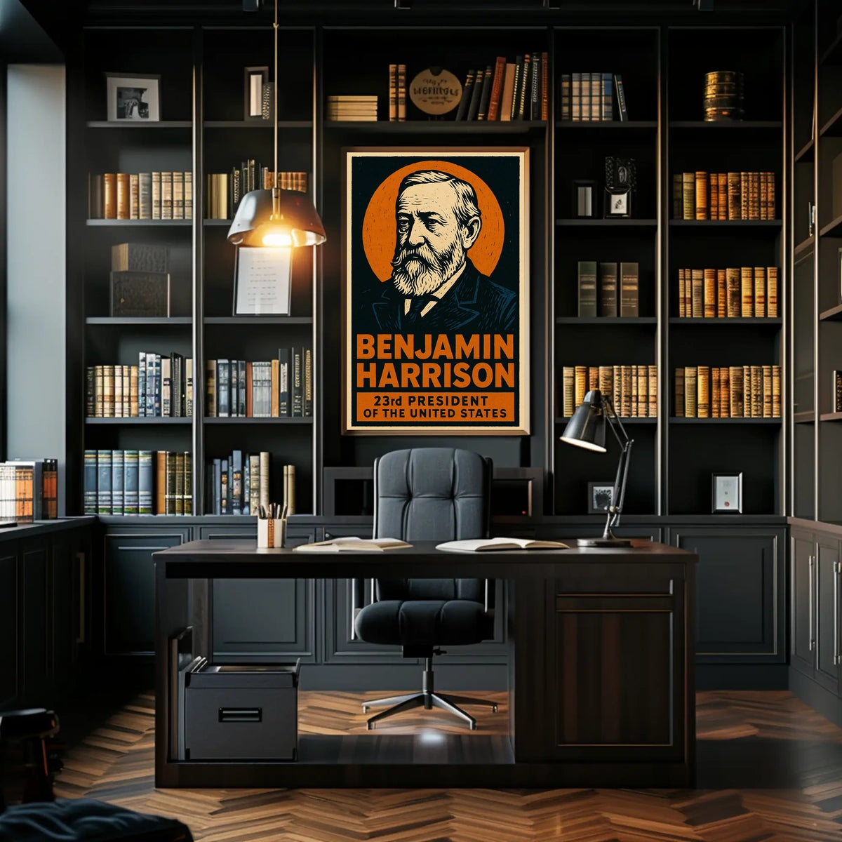 Benjamin Harrison 23rd President Poster