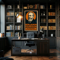 Benjamin Harrison 23rd President Poster