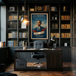 Barack Obama Leadership Change Presidency Poster