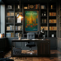 Thailand's Vibrant Wonders: Travel Poster