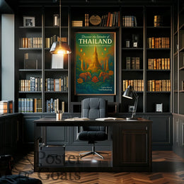 Thailand's Vibrant Wonders: Travel Poster