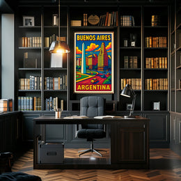Buenos Aires Travel Poster