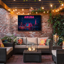 Aruba Nightscape Poster