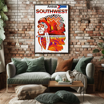 Amtrak Southwest Travel Poster