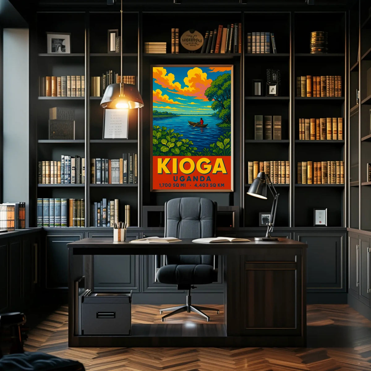 Lake Kioga, Uganda Poster