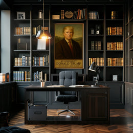 Donald Trump Visionary Republic Cinematic Poster