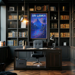 Sri Lanka Vibrant Landscape Poster