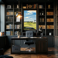 Serene Scottish Golf Course Art: Travel Poster