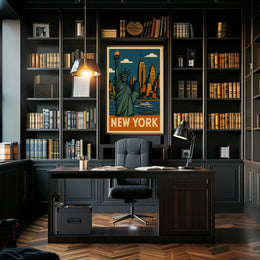 New York City Skyline Poster