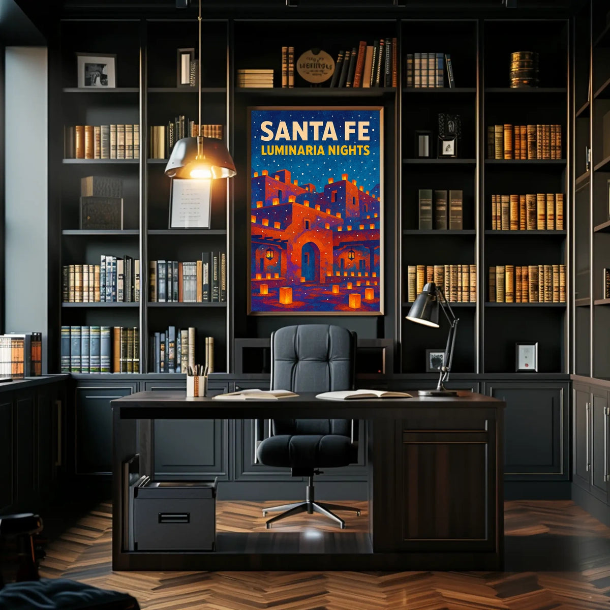 Santa Fe Luminaria Nights Poster