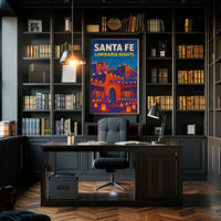 Santa Fe Luminaria Nights Poster