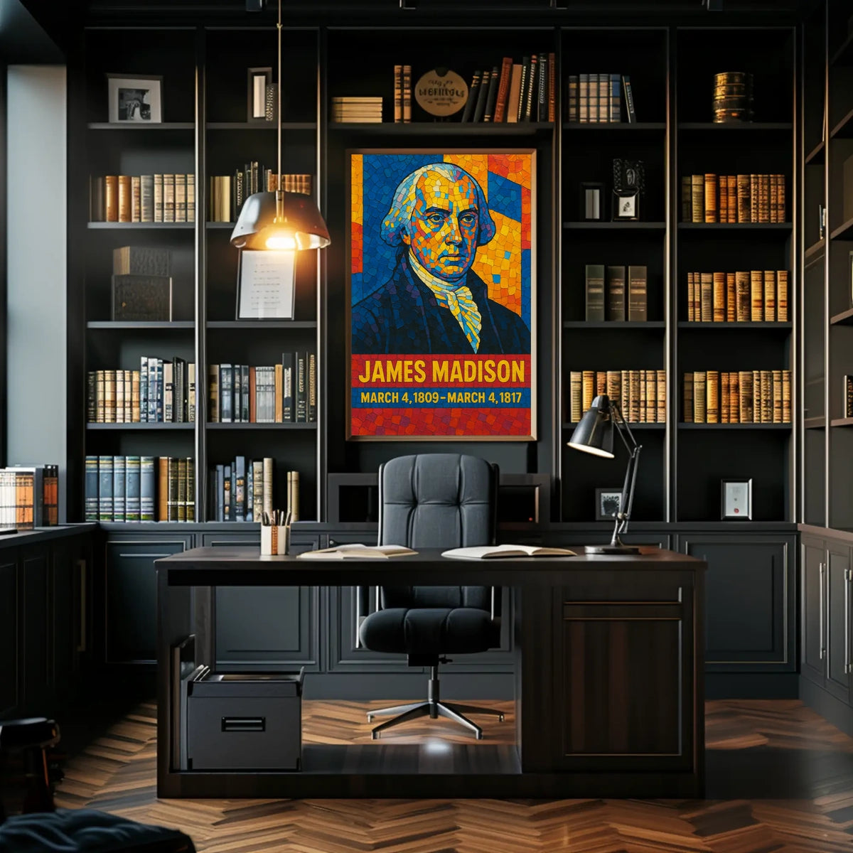 James Madison Presidential Term Poster