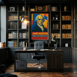 James Madison Presidential Term Poster