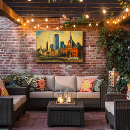 Jersey City Skyline Poster