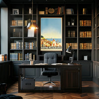 Hapag-Reisebüro Beach Scene Poster