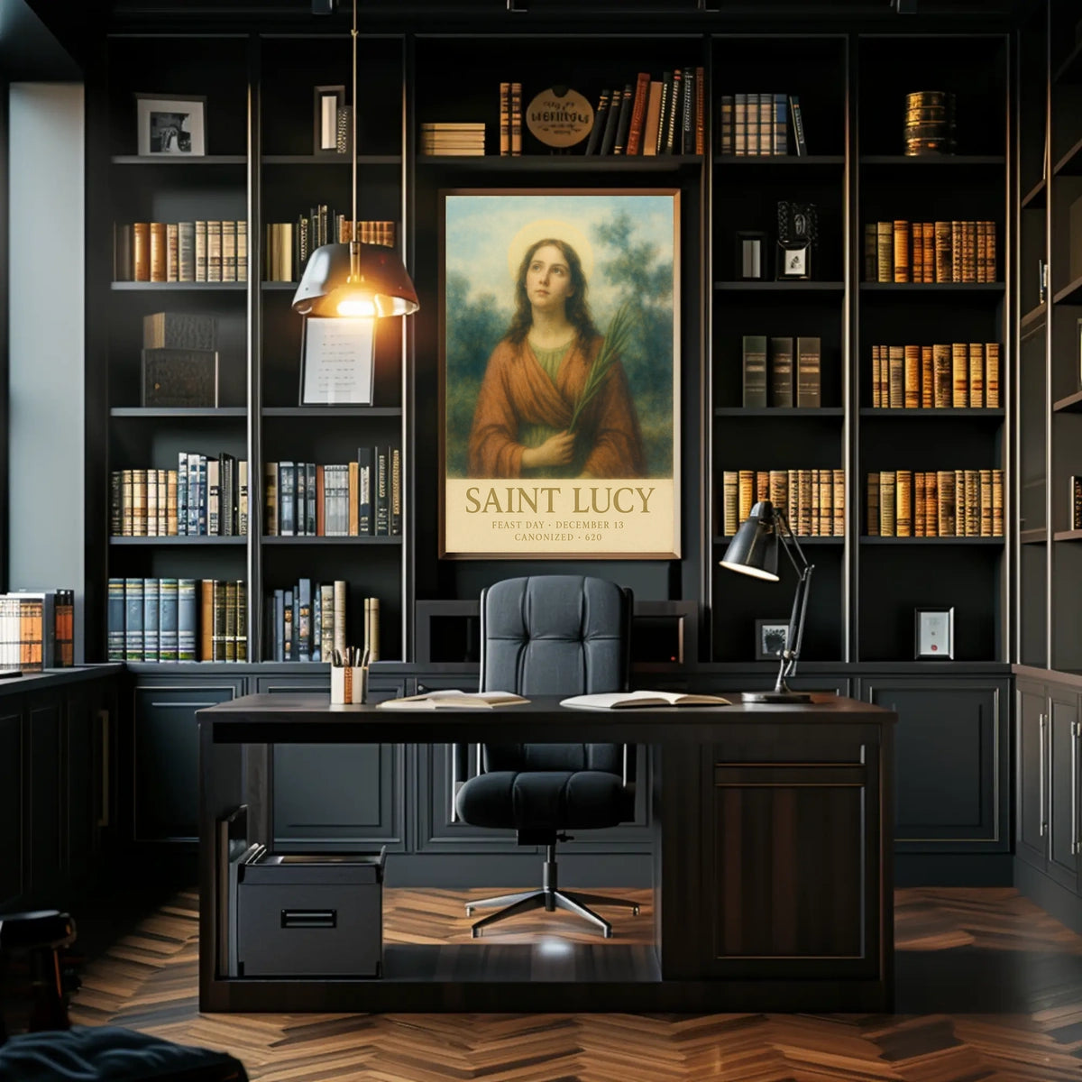 Saint Lucy Feast Day Poster