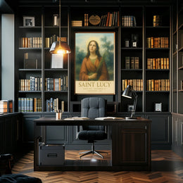 Saint Lucy Feast Day Poster