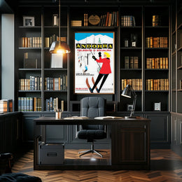 Andorra Ski Adventure Poster