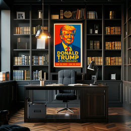 Donald Trump 47th President Poster