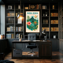Bora Bora Idyllic Escape Travel Poster PosterGoat