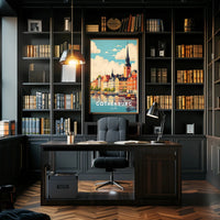 Gothenburg Cityscape Travel Poster