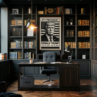 Donald Trump 47th President Poster