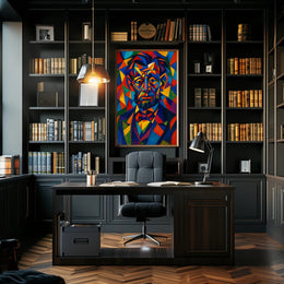 Cubist Historical Figure Art Print - Abstract or Artistic Poster