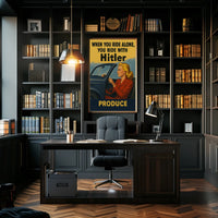 When You Ride Alone, You Ride with Hitler Poster