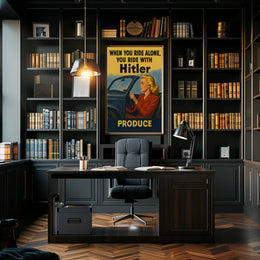 When You Ride Alone, You Ride with Hitler Poster