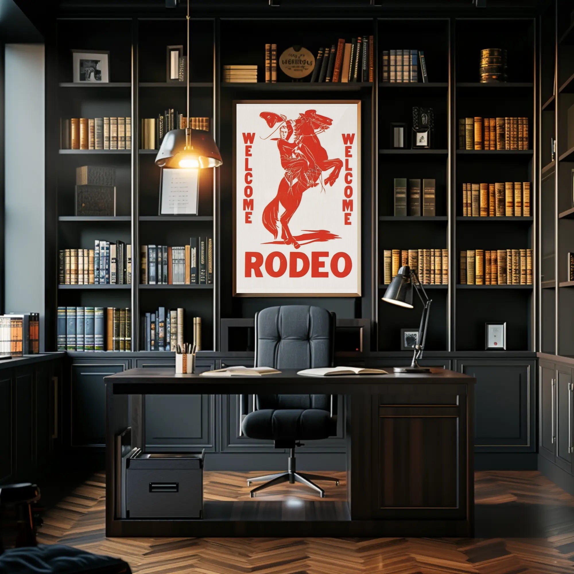 Welcome Rodeo Poster PosterGoat