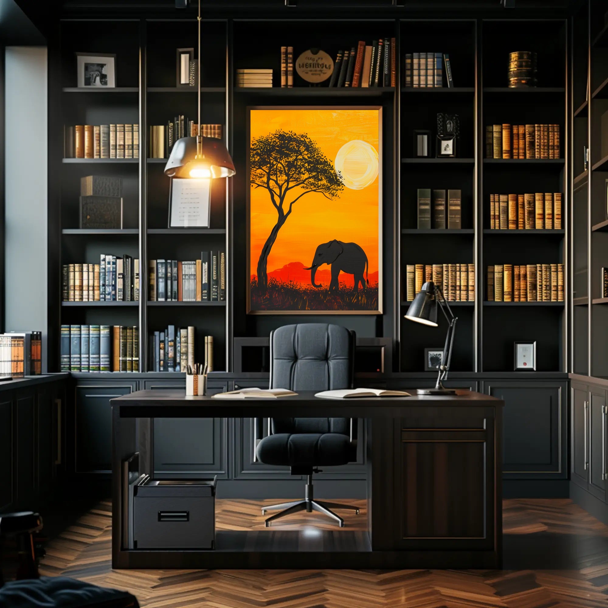 Sunset Serenade Scenic Poster Wall Art Print