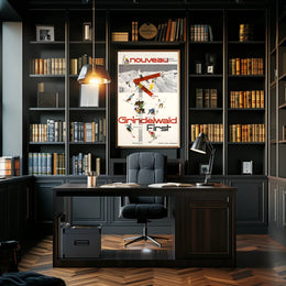 Grindelwald First Ski Resort Poster