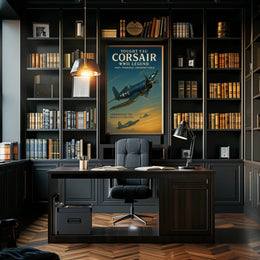 Vought F4U Corsair: WWII Legend Poster