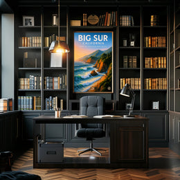 Big Sur - Where the Mountains Meet the Sea Poster PosterGoat