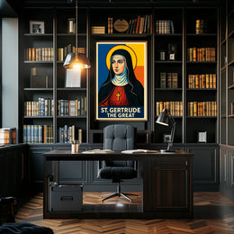 St. Gertrude the Great Poster
