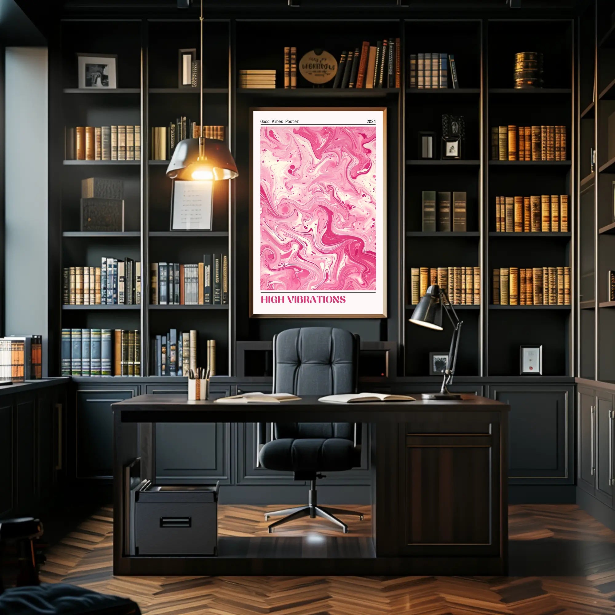 Good Vibes Poster 2024: Abstract or Artistic Poster PosterGoat