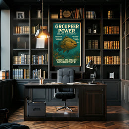 Grouper Power Poster