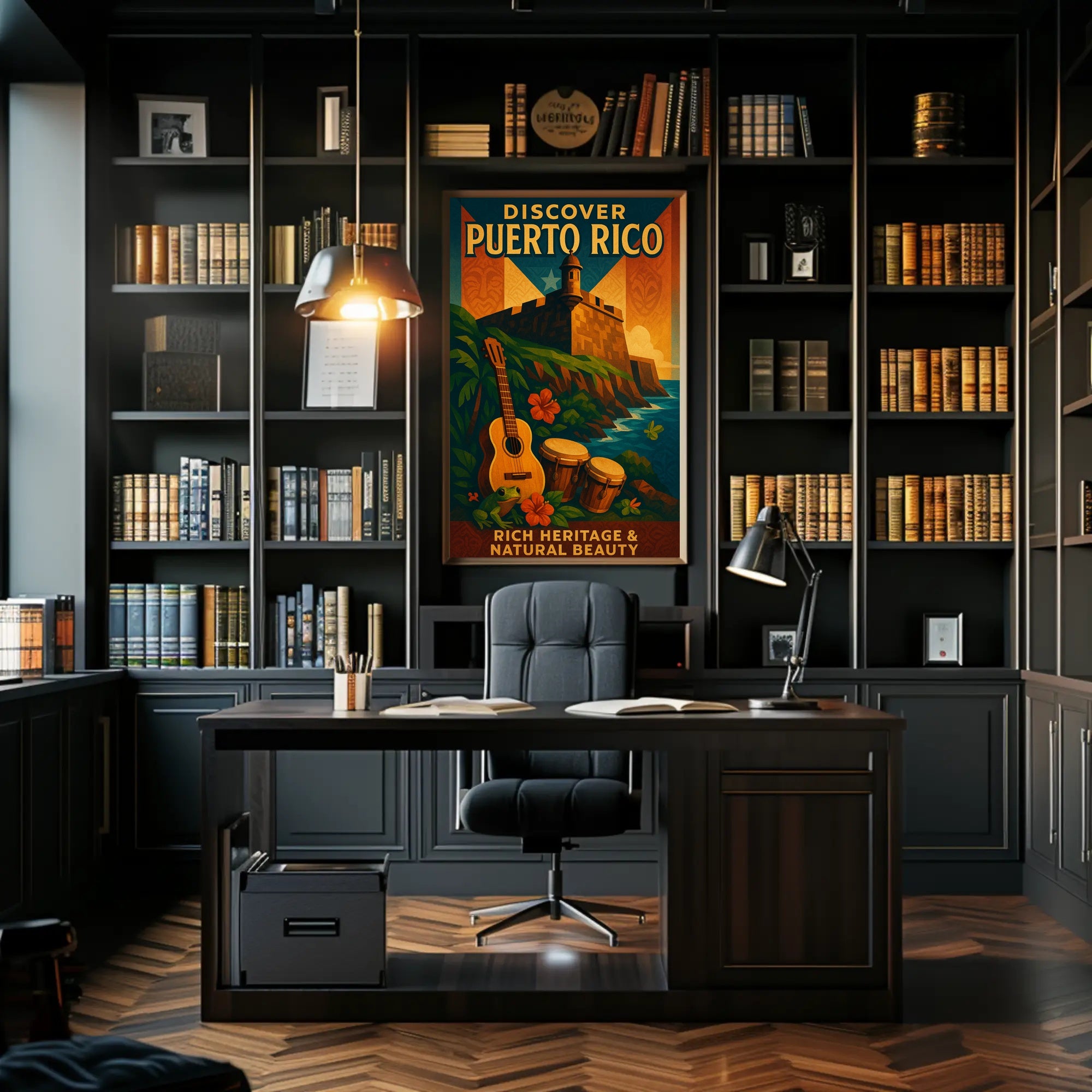 Discover Puerto Rico Vintage Poster Art PosterGoat