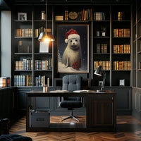 Festive Seal In Winter Wonderland Poster