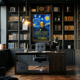 James K. Polk 11th President of the United States Presidential Masterpiece Series Poster